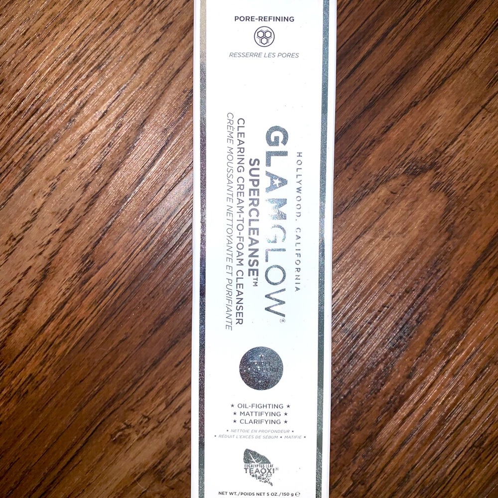GLAMGLOW pore refining cleanser new in box